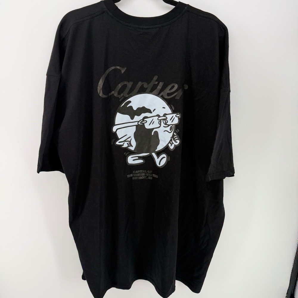 TDL The Dirt Label Cartier Detroit T Shirt 4XL XXXXL Oversized Streetwear